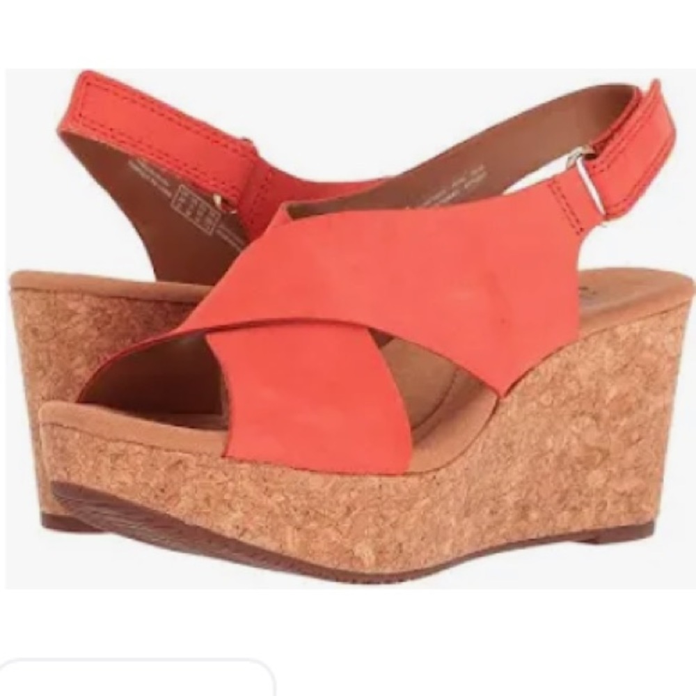 CLARKS ANNADEL EIRWYN WEDGE PLATFORM SANDALS